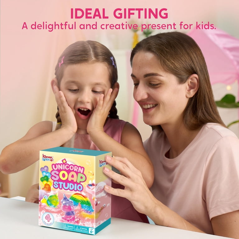 Joyfy Unicorn DIY Soap Kit, Includes 4 Molds & 10 Bases - Walmart.com