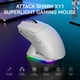 thumbnail image 2 of Ratón inalámbrico para juegos ATTACK SHARK X11 22K DPI RGB blanco, 2 of 9