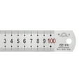 thumbnail image 1 of Unique Bargains Stainless Steel Ruler, 40' Metal Rulers 1.3' Wide Inch and Metric Graduation, 1 of 7