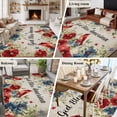 thumbnail image 6 of God Bless America 5'x7' Area Rugs Cardinal Bird Floral 4tn of July Vintage Washable Area Rugs Non-Slip Indoor Floor Mats Carpet for Living Room Bedroom Dining Room, 6 of 9