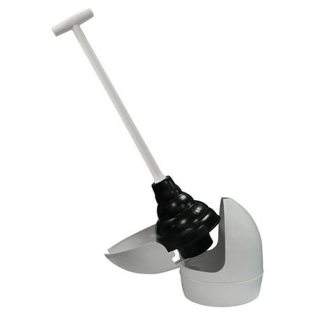 90-4A Toilet Plunger and Holder, Rubber By Korky (Best Toilet Plunger In The World)