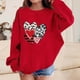 thumbnail image 5 of Blusas y camisas de manga larga con cuello redondo Estampado para niños Estampado de manga larga Casual Suelto Forro polar para mayor calidez Sudadera con capucha de manga larga con cuello redondo par, 5 of 5