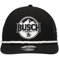 thumbnail image 2 of Men's New Era Black Kevin Harvick Golfer Snapback Hat, 2 of 4
