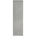 thumbnail image 4 of Noursion Essentials Solid Contemporary Silver Grey 2' x 6' Area Rug, (6' Runner), 4 of 11