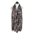 thumbnail image 4 of Elegant Viscose Artistic Plum Blossom Floral Print Fashion Scarf Wrap, 4 of 6