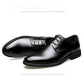 thumbnail image 6 of Leather Shoes Men's Business Casual Formal Leather Shoes Inner Heightening Single Shoes Waterproof Work Shoes, 6 of 6
