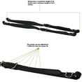 thumbnail image 4 of D'Luca Adjustable Accordion Shoulder Straps Set Black, 4 of 4