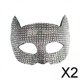 thumbnail image 1 of Accesorios para fotos de animales Yinane Máscara de gato 2 piezas, 1 of 8