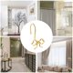 thumbnail image 3 of 12 Pzas de Gancho Decorativo para Cortina de Ducha de Hierro y Aleación de Zinc con Lazo para Baño, Recámara, Sala de Estar, Guardería, 3 of 11