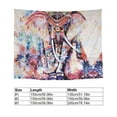 thumbnail image 4 of Tapestry Elephant Style Hanging Mat Beach Towel Hanging Mat, Carpet, Floor Mat, For  Gifts For Home Decoration, 4 of 8