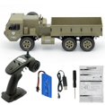 thumbnail image 4 of Coche a Control remoto FY004A 1/16 2,4G 6WD, camión militar del ejército de EE. UU., modelo RTR, Juguetes, 4 of 4