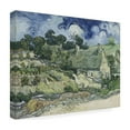thumbnail image 4 of Van Gogh 'Thatched Cottages At Cordeville' Canvas Art, 4 of 4