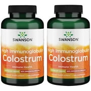 Swanson High Immunoglobulin Colostrum 500 mg 120 Caps 2 Pack