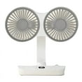 thumbnail image 1 of Desktop Double- Fan, Desktop Fan, Oscillating Fan, Low-Noise Double- Fan, High-Wind Power Electric Fan, 1 of 7