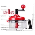 thumbnail image 3 of Manual Garlic Vegetable Chopper - Handheld Food Processor for Onions, Ginger, Nuts, Fruits - Perfect for Salads and Salsas - Essential Kitchen Gadget, 3 of 4
