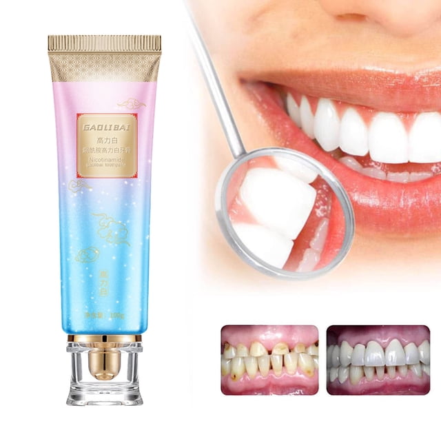 WSBDENLK Whitening Toothpaste Intensive Stain Removal Fresh Breath Gum Repair 100g