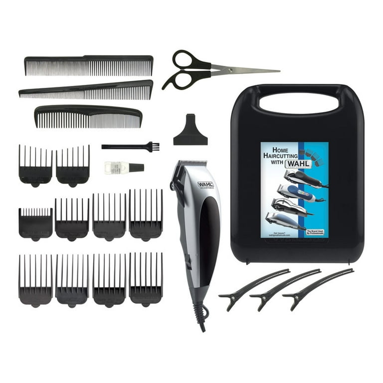 Wahl HomePro 22 Piece Haircut Kit with Cutting Guides Hair Clips and Guard Walmart