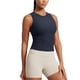 thumbnail image 1 of Musculosa CRZ YOGA Cloudweight con frunces lateral sin mangas azul marino L, 1 of 5