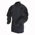 thumbnail image 1 of Camisa Tru-Spec T.R.U. 1/4 Cremallera Combate Negra 2XL Manga Larga, 1 of 1