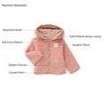 thumbnail image 3 of Bliss by Garanimals Baby Boys or Girls Zip-Up Fleece Hoodie, Sizes 6M-24M, 3 of 4