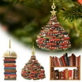 thumbnail image 1 of Xihbxyly Adorno Navideño con Forma de Árbol, Decoración Acrílica Única, Diseño Colgante, Versátil para Árbol de Navidad o Decoración Del Hogar, Ideal para Regalo Festivo, Tamaño de 8 Cm., 1 of 5