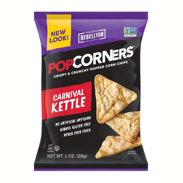 Popcorners Kettle Popped Corn Chips 1.1 oz Bags Pack of 40