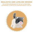 thumbnail image 3 of CSSAD Lunafex Robot Cat, Luna Robotic Kitten, Lunafex Simulated Robot Pet Cat, Lunafex Realistic Robot Cat, Nicco Robot Cat, Interactive Stuffed Pet - Walking, Barking, Tail Wagging, Gray, 3 of 6