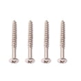 thumbnail image 1 of Guitar Neck Plate Screws Metal 4Pcs 1.75X0.19X0.04In For Strat Guitar Maintenance, 1 of 6