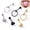 2, variant on 1/3/6Pcs/Set Women Heart Ring Stainless Steel Tongue Stud Body Piercing Jewelry