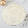 thumbnail image 5 of Saro Lifestyle Geometric Capiz Placemat (Set of 4), 5 of 5