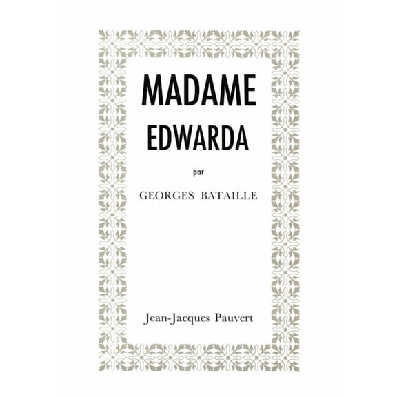 Madame Edwarda, (Paperback)
