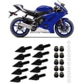 thumbnail image 3 of Yazoeia Wind Screen Spike ,Windshield M5 Screws Nuts Fit for Motorcycle Modification(black) CJC912-139971, 3 of 9