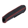 thumbnail image 3 of Zorion Housse de Pommeau de Levier de Vitesse Auto Confortable Douce Protectrice Professionnelle Lignes Noires et Rouges, 3 of 9