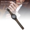 thumbnail image 5 of NFTIGB Digital Sports Watch for Men Women Water Resistant 50m Dual Time Display EL Backlight Stopwatch Alarm TPU Strap Outdoor Wristwatch 1.77 inches / 45 mm Dial Transparent Black, 5 of 9