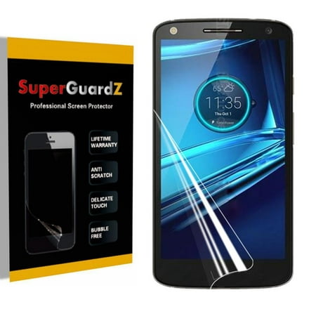 [8-Pack] For Motorola Droid Turbo 2 - SuperGuardZ Ultra Clear Screen Protector [Anti-Scratch, Anti-Bubble] + LED Stylus