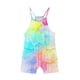 thumbnail image 4 of Odeerbi 5-14 Años Niñas Traje de Verano Cute Tie-Dye Camisola Romper Casual Respirable Comfortable Overalls Pantalones Cortos Con Bolsillos, 4 of 5