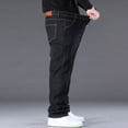 thumbnail image 6 of Blekii Men's Plus Size Jeans, Oversized Loose Fit Denim Pants, Casual Streetwear Trousers for Big & Tall, Durable Cotton Daily Wear, Retro Fashion Style, Available in Extended Sizes, 6 of 10