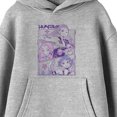 thumbnail image 2 of Kpop Demon Hunters Panel Art HuntrX Boys Heather Gray Long Sleeve Hoodie-Medium, 2 of 7