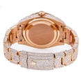 thumbnail image 6 of Pre-Owned Rolex Sky-Dweller 42MM 326935 Silver Dial Diamond Bezel 18K Rose Gold Full Diamond Oyster Bracelet 25.75ct, 6 of 9