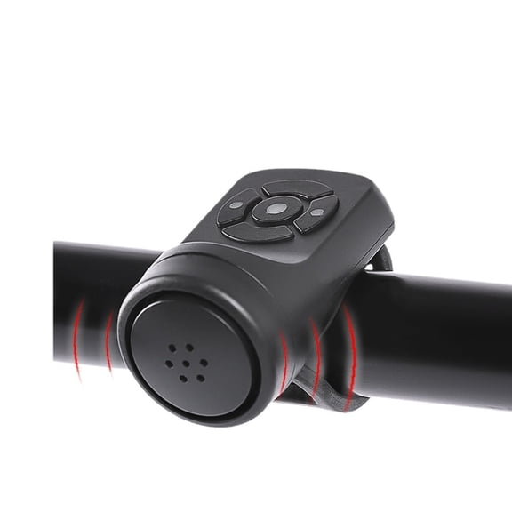 Electric Bike Horn Bicycle Bell 120DB Loud Cycling Horn for Adults and Child 4 Sound Modes  Vibration Alarm Rechargeable Waterproof Smart Bike Horn for Mountain Bike