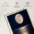 thumbnail image 6 of Elephant Stock Night Ocean Wall Art - Vertical Canvas Wall Art - Living Room Wall Decor - Astronomy & Space Canvas - Blue And Beige Decor - 8" x 12", 6 of 8