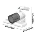 thumbnail image 5 of Usloyux Under $5 Mattress Vacuum Cleaner,Bed Wireless Vacuum Cleaner High Frequency Double Beat Low Noise,Powerful Handheld Vacuum for Bed, Mattress, Pillows, Sofa, 5 of 9