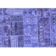 thumbnail image 1 of Ahgly Company Indoor Rectangle Patchwork Blue Transitional Area Rugs, 2' x 4', 1 of 4