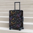 thumbnail image 6 of Disketp Lavender Flowers Elastic Travel Luggage Cover Travel Suitcase Protective Cover For Trunk Case Apply To 18''-32'' Suitcase Cover-Medium, 6 of 7