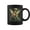 Black, variant on Enchanted Woodland Fairy Fantasy Mystical Butterflies Coffee Mugs