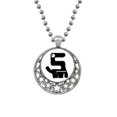 thumbnail image 1 of Univers Alien Monstre Alien Colliers Pendentif Rétro Lune Étoiles Bijoux, 1 of 3