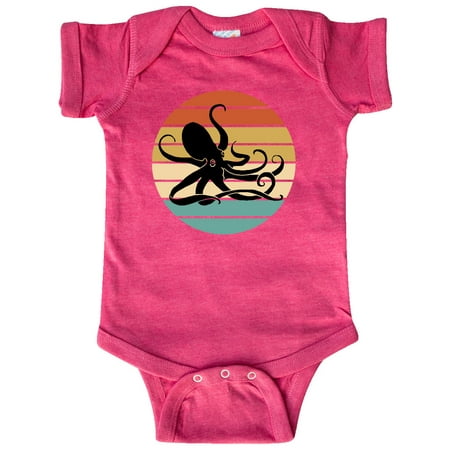 

Inktastic Octopus Vintage Sunset Gift Baby Boy or Baby Girl Bodysuit
