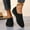 #012-Black, variant on Wowcloth Women's Fashion Casual Shoes – Solid Color Pointed Toe Slip-On with Textured Wedge Heel for Daily Wear & Leisure Outings