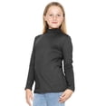 thumbnail image 2 of Stretch Is Comfort Girl's Oh So Soft Long Sleeve Mock Neck Top | Child Size 4-16, 2 of 6