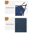 thumbnail image 4 of Tablier de Barbier en Toile, Tablier Multi-Fonction avec Poches, Sangle Détachable, Imperméable, Anti-Poussière, Pratique pour le Travail, 4 of 8
